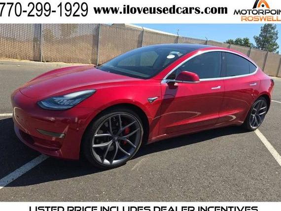 TESLA MODEL 3 2019 5YJ3E1EB4KF231325 image